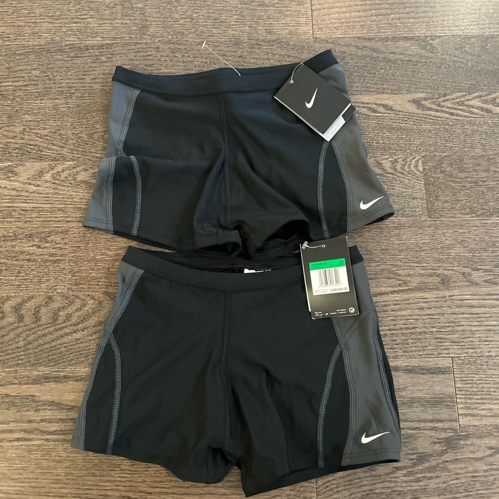 Nike 2pk Charcoal and Black Performance Shorts